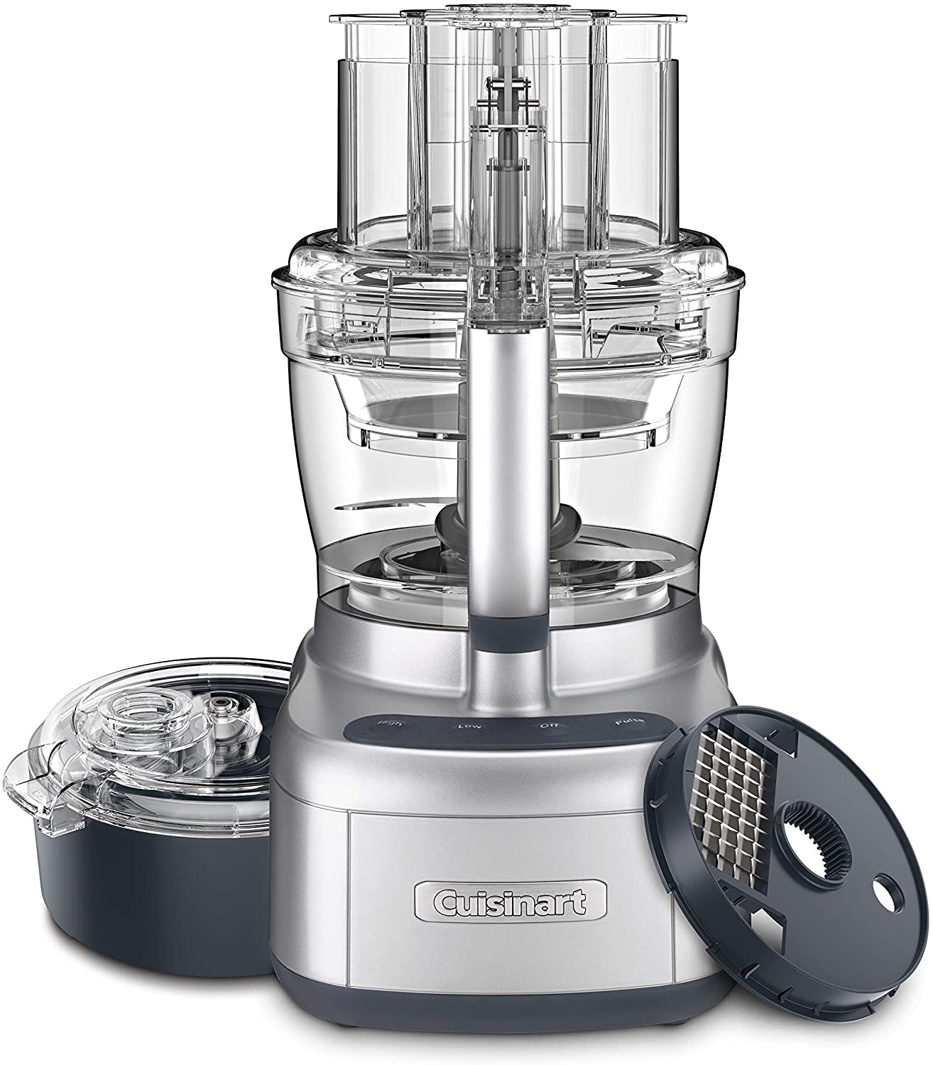 Cuisinart FP-13DSV Elemental 13 Cup Food Processor and Dicing Kit, Silver (Renewed) (Renewed) - JOY2ESpree
