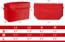 
                        
                          Cargar imagen en el visor de la galería, Vercord Purse Organizer Insert Bag Tote Handbags Pocketbook Inserts Organizers Zipper 11 Pockets Black Medium
                        
                      