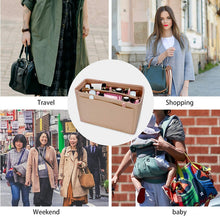 
                        
                          गैलरी व्यूवर में इमेज लोड करें, MA STRAP Felt Insert Organizer Bag Handbag Organizer Insert with Zipper Pouch for Speedy Neverfull Longchamp Tote
                        
                      