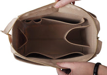 
                        
                          गैलरी व्यूवर में इमेज लोड करें, Vercord Felt Zipper Handbag Tote Purse Duffel Backpack Organizer Insert Beige Medium
                        
                      