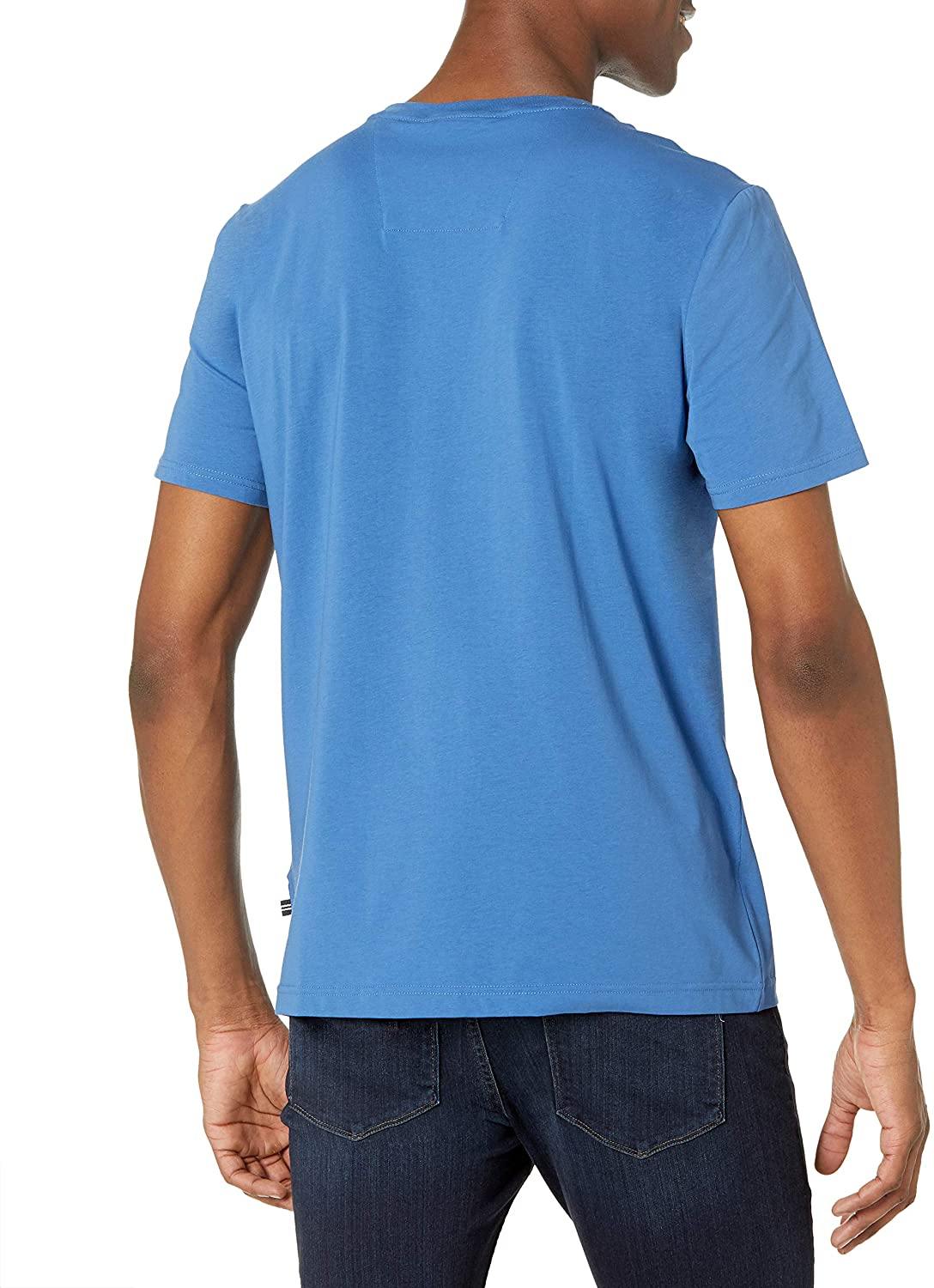 Nautica Men's Solid Crew Neck Short-Sleeve Pocket T-Shirt - JOY2ESpree