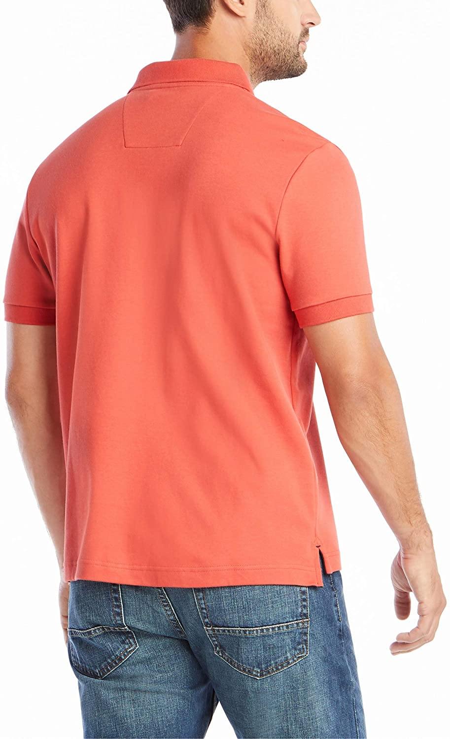 Nautica Men's Classic Fit Short Sleeve Solid Soft Cotton Polo Shirt - JOY2ESpree