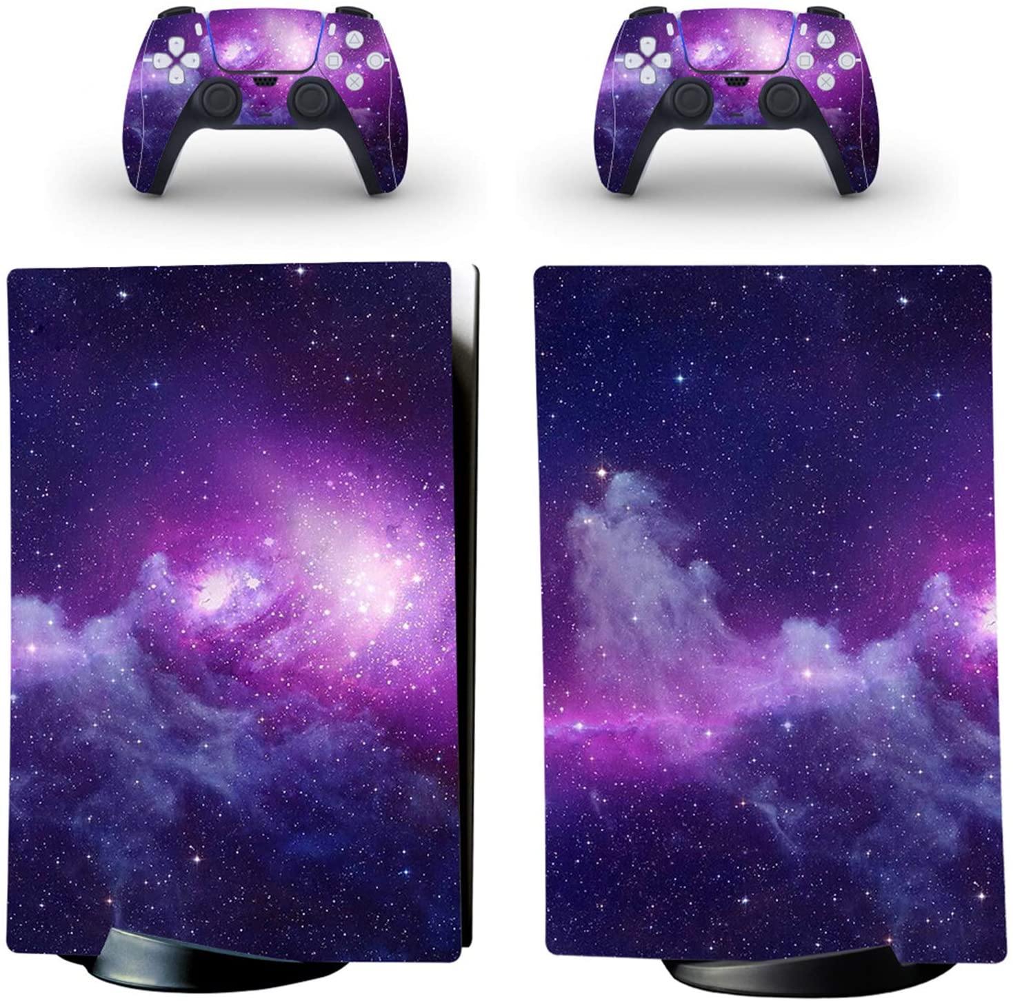 gotor Vinyl Skin Decals Cover Sticker for PS5 Playstation 5 Digital Edition Console and 2 Controllers Skins (Playstation 5 Digital Edition, A07) - JOY2ESpree