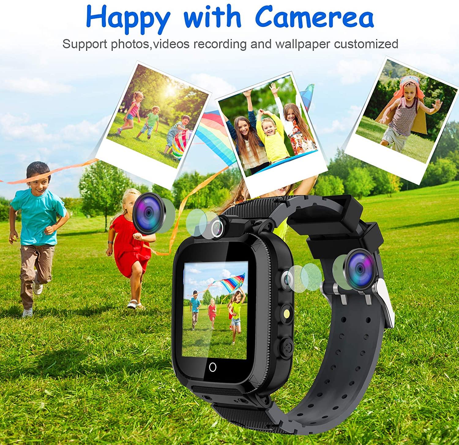 CMKJ Kids Smart Watch for Boys Girls, Children’s Touchscreen Gaming Smartwatch - JOY2ESpree