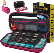 
                        
                          Cargar imagen en el visor de la galería, Orzly Case for Nintendo Switch Lite - Portable Travel Carry Case with Storage for Switch Lite Games &amp; Accessories [Turquoise Blue Edition] - JOY2ESpree
                        
                      
