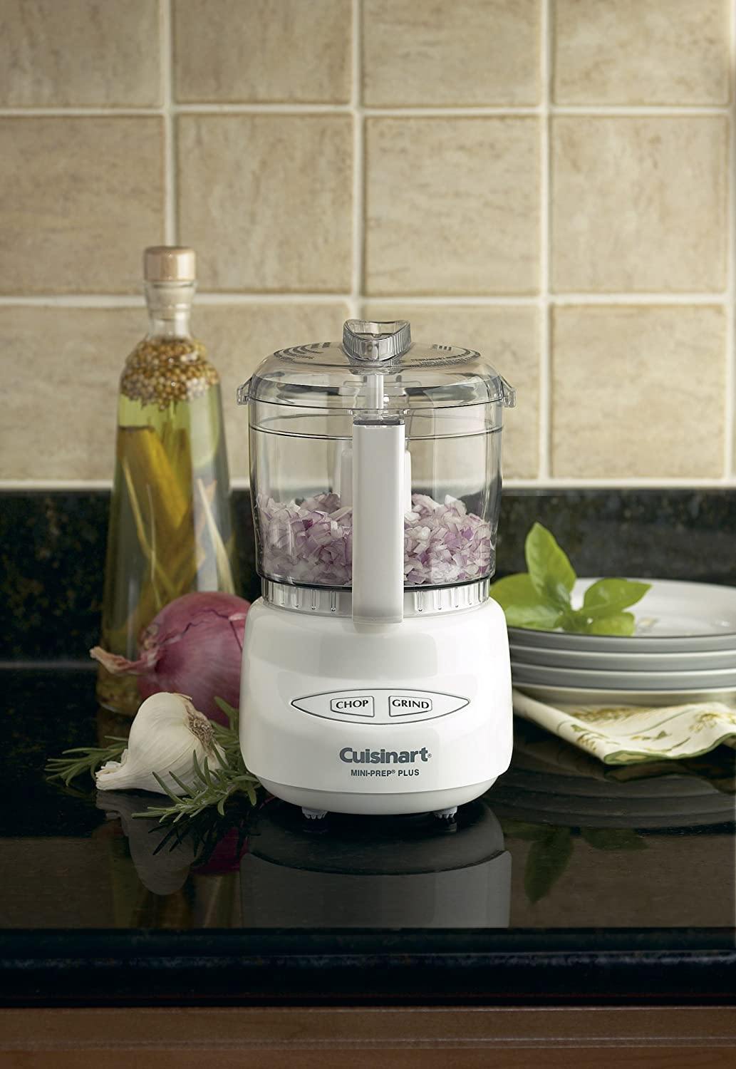 Cuisinart DLC-2ABC Mini Prep Plus Food Processor Brushed Chrome and Nickel - JOY2ESpree