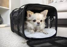 
                        
                          Load image into Gallery viewer, Sherpa Original Deluxe Airline Approved Pet Carrier, Medium, Black
                        
                      