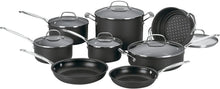 
                        
                          將圖片載入圖庫檢視器 Cuisinart Chef's Classic Non-Stick Hard Anodized, 17 Piece Set, Black - JOY2ESpree
                        
                      