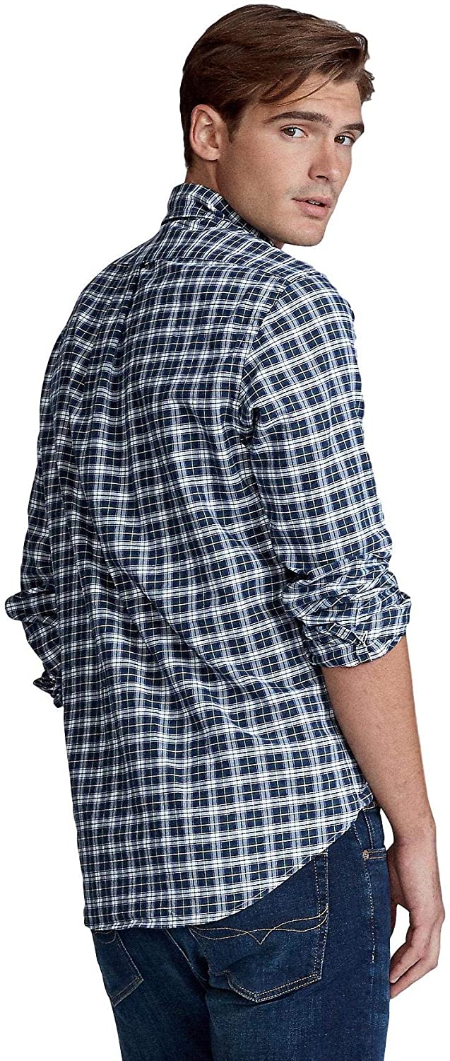 Polo Ralph Lauren Mens Classic Fit Oxford Longsleeve Buttondown Shirt