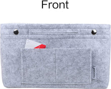 
                        
                          画像をギャラリービューアに読み込む, Vercord Felt Tote Handbag Purse Pocketbook Organizer Insert Divider Shaper Bag in Bag
                        
                      