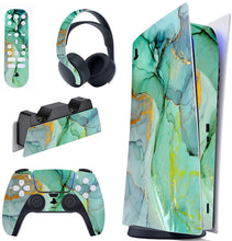 
                        
                          Load image into Gallery viewer, PlayVital Blue Nebula Full Set Skin Decal for PS5 Console Digital Edition - JOY2ESpree
                        
                      