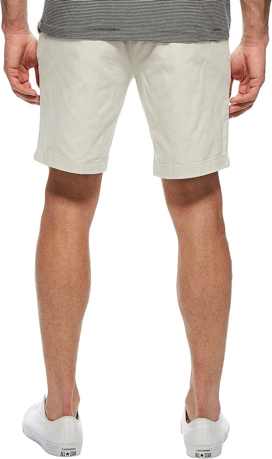 Nautica Men's Classic Fit Flat Front Stretch Solid Chino Deck Short - JOY2ESpree