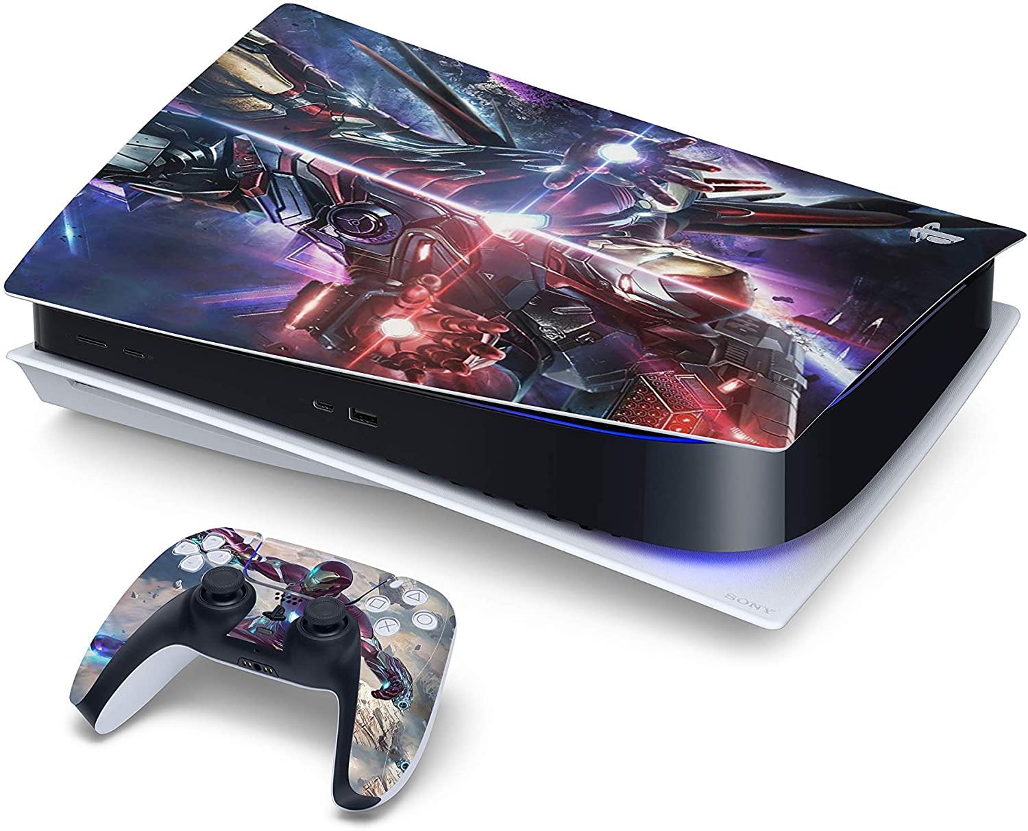 PEYANZ PS5 Skin for Console(Disk Edition) and Controllers Vinyl Sticker, Durable - JOY2ESpree