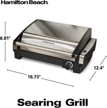 
                        
                          Cargar imagen en el visor de la galería, Hamilton Beach Electric Indoor Searing Grill with Viewing Window and Removable Easy-to-Clean Nonstick Plate - JOY2ESpree
                        
                      