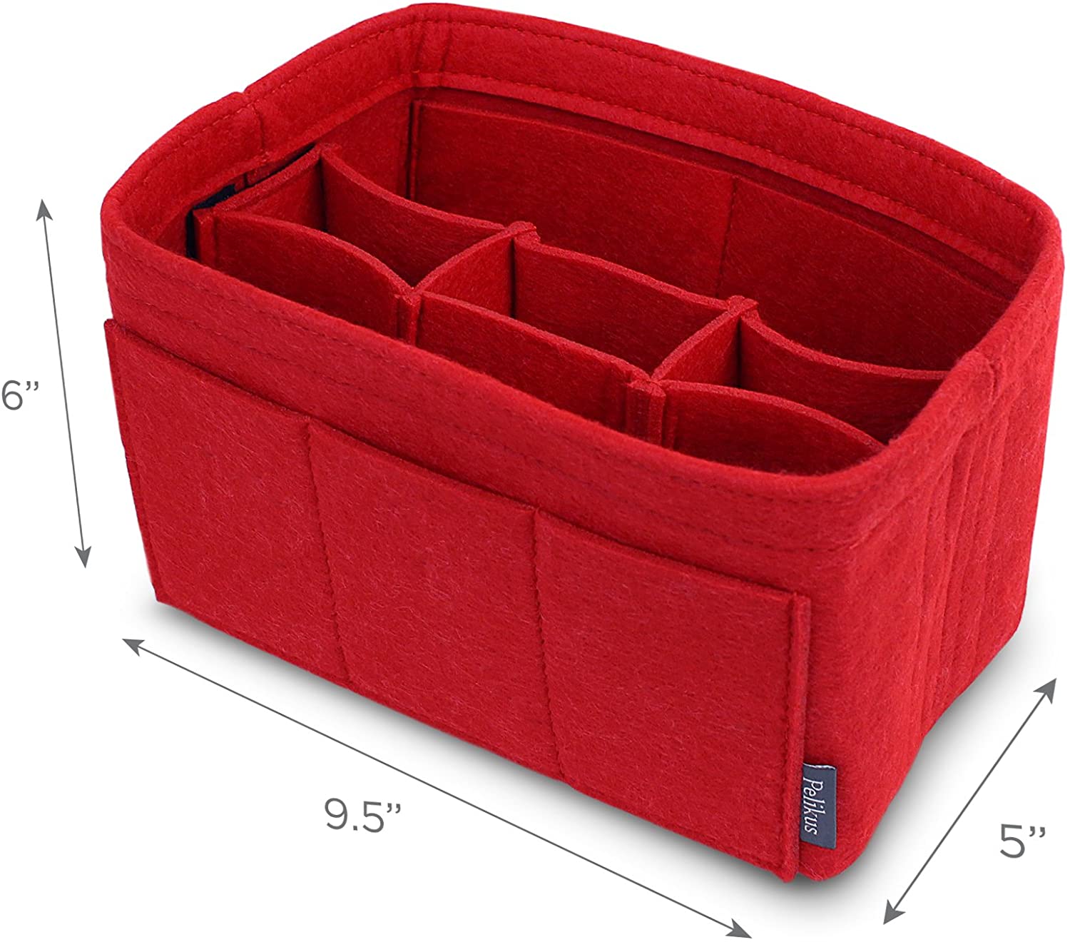 Pelikus Felt Purse & Tote Organizer Insert/Multi-Pocket Handbag Shaper
