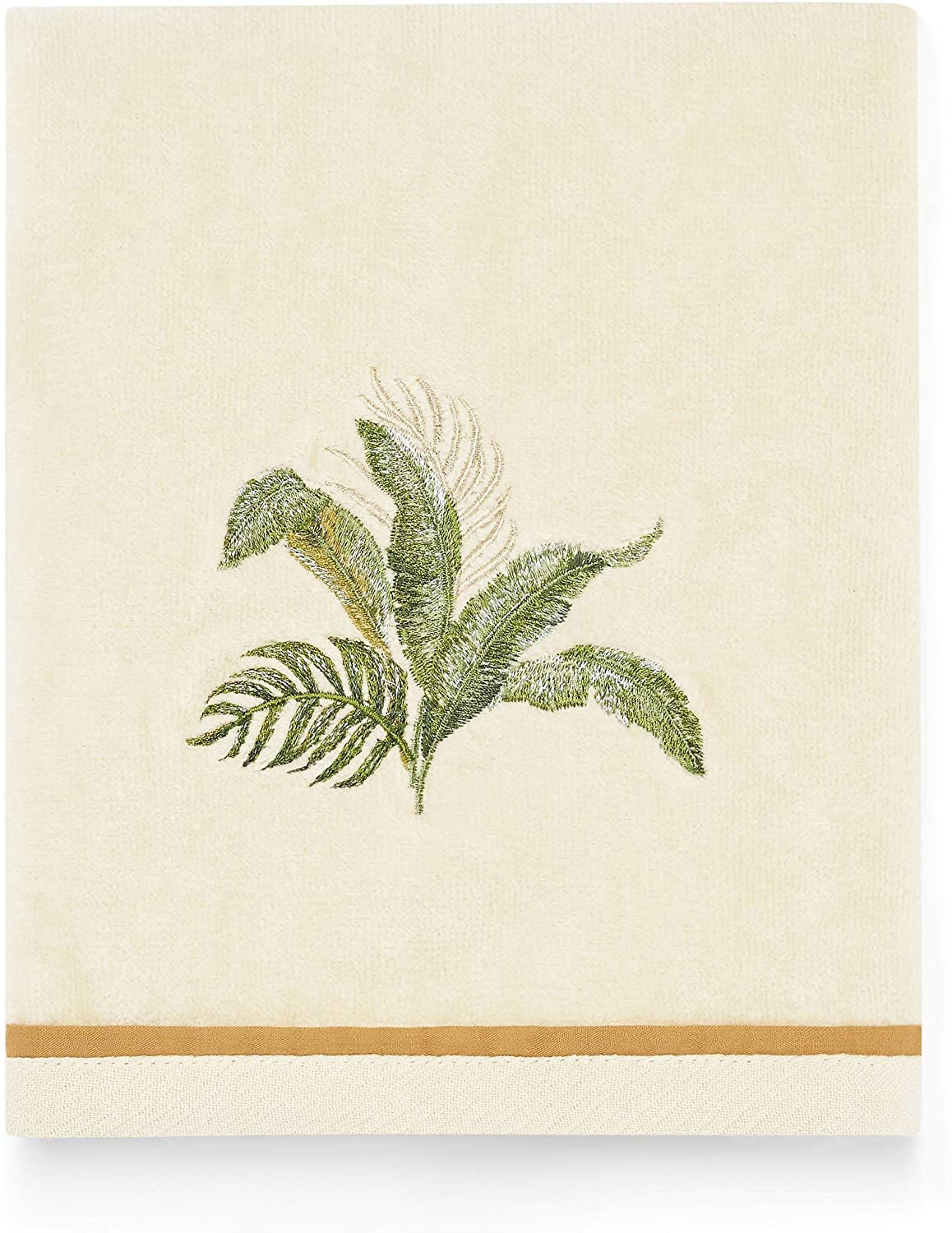 Tommy Bahama Palmiers Hand Towel, 28 x 16, Ivory