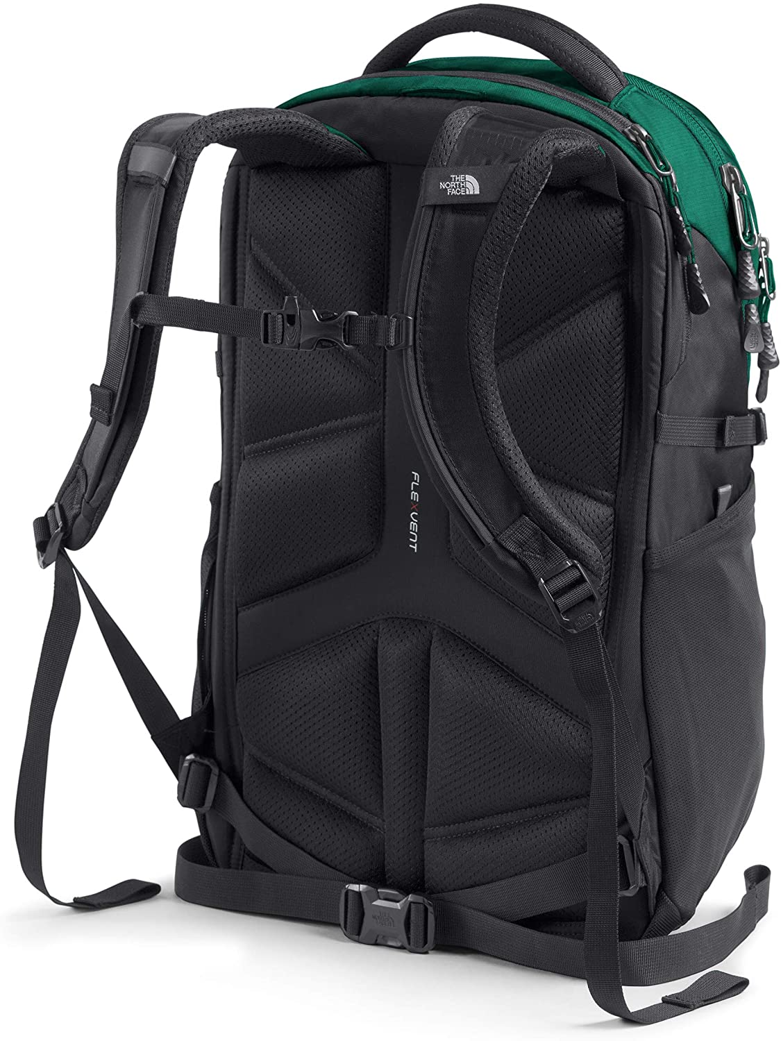 The North Face Women's Recon Backpack, TNF Black Heather/Silver Reflective, One Size