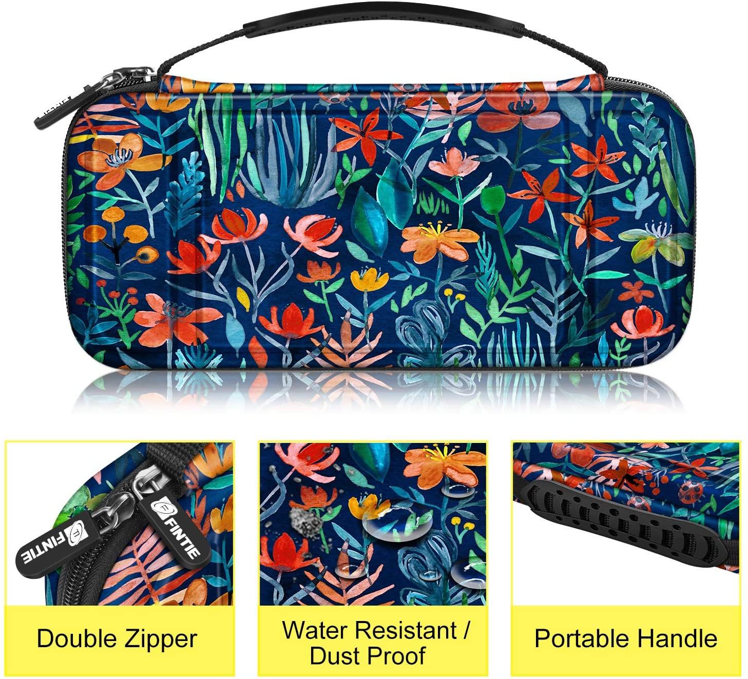 Fintie Carry Case for Nintendo Switch - [Shockproof] Hard Shell Protective Cover Travel Bag w/10 Game Card Slots - JOY2ESpree