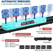 
                        
                          गैलरी व्यूवर में इमेज लोड करें, STOTOY Electronic Targets for Nerf Guns, Running Shooting Target Scoring Auto Reset Digital Targets with Track, Practice Toys with Moving and Static Modes,Toy for Kids-Boys &amp; Girls
                        
                      