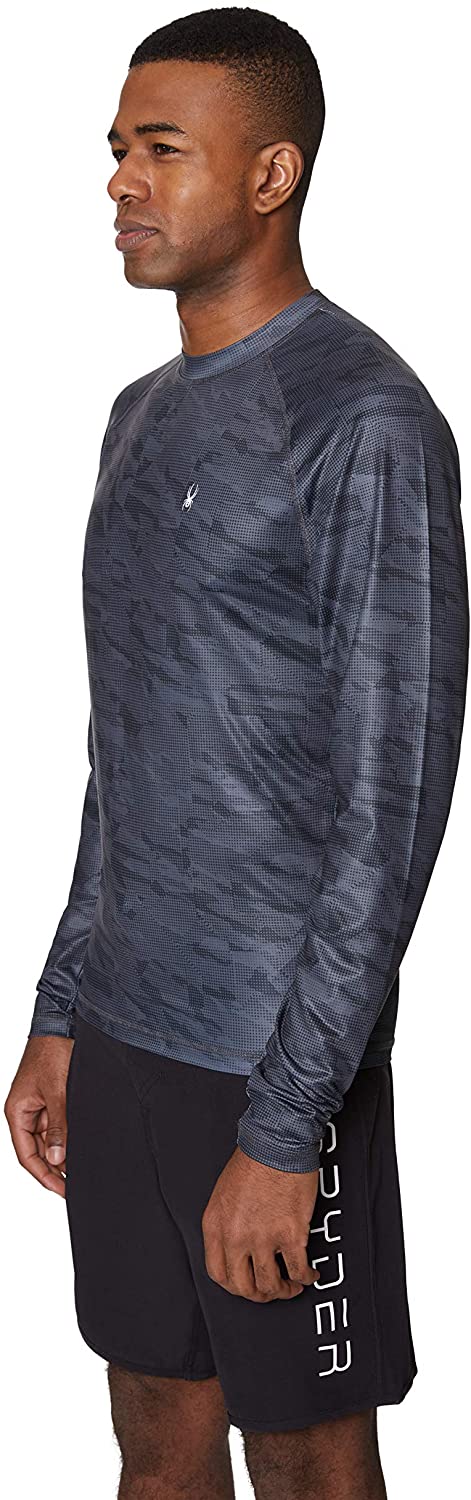 Spyder Men's Digital Camo Long Sleeve Rashguard