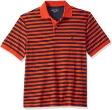 
                        
                          गैलरी व्यूवर में इमेज लोड करें, Nautica Men's Classic Fit 100% Cotton Soft Short Sleeve Stripe Polo Shirt - JOY2ESpree
                        
                      