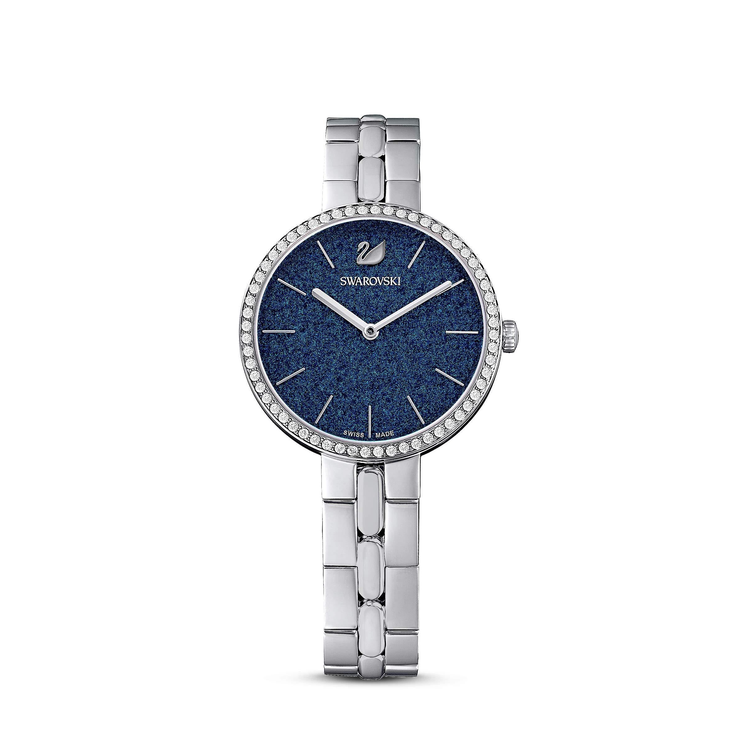 SWAROVSKI Women's Cosmopolitan Watch Collection, Metal Bracelet, Stainless Steel Band - JOY2ESpree