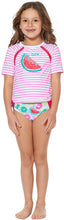 
                        
                          Load image into Gallery viewer, Tommy Bahama Girls' 2-Piece Rashguard and Swim Bottoms Set
                        
                      