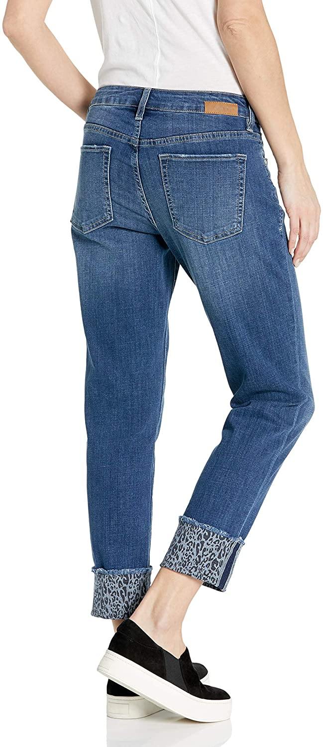Jag Jeans Women's Carter Girlfriend W/Cuff Detail Jean