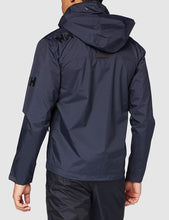 
                        
                          Load image into Gallery viewer, Helly-Hansen Men's Crew Hooded Waterproof Windproof Breathable Rain Coat Jacket
                        
                      