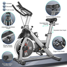 
                        
                          Cargar imagen en el visor de la galería, Heka Exercise Bike Indoor Cycling Bike Stationary Spin Bike 440lbs Weight Capacity - JOY2ESpree
                        
                      