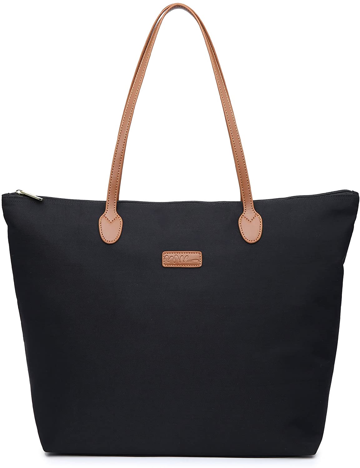 NNEE Water Resistant Light Weight Nylon Tote Bag Handbag
