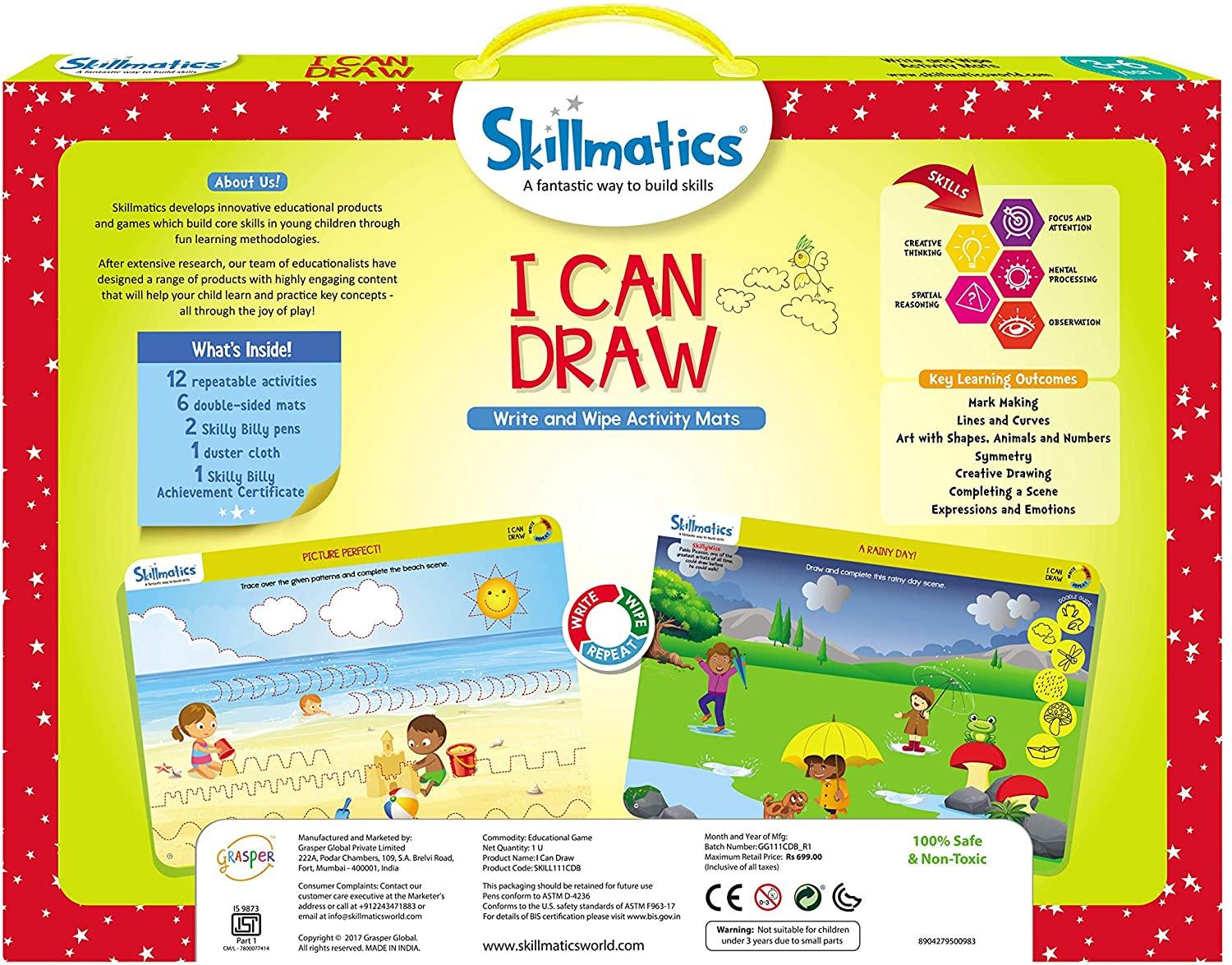 Skillmatics Educational Game: I Can Write (3-6 Years) - JOY2ESpree