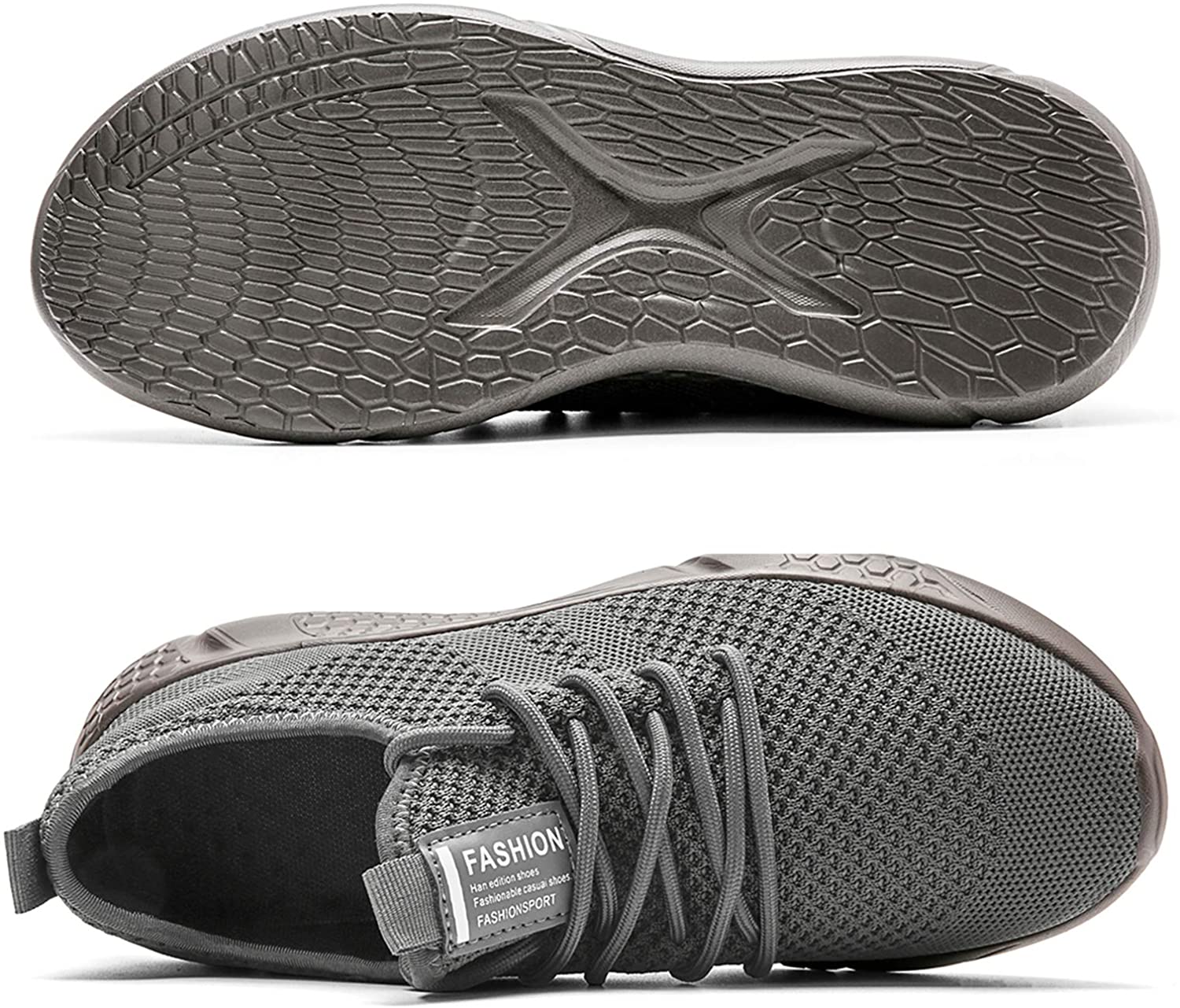 Damyuan Men's Sport Gym Running Shoes Walking Shoes Casual Lace Up Lightweight