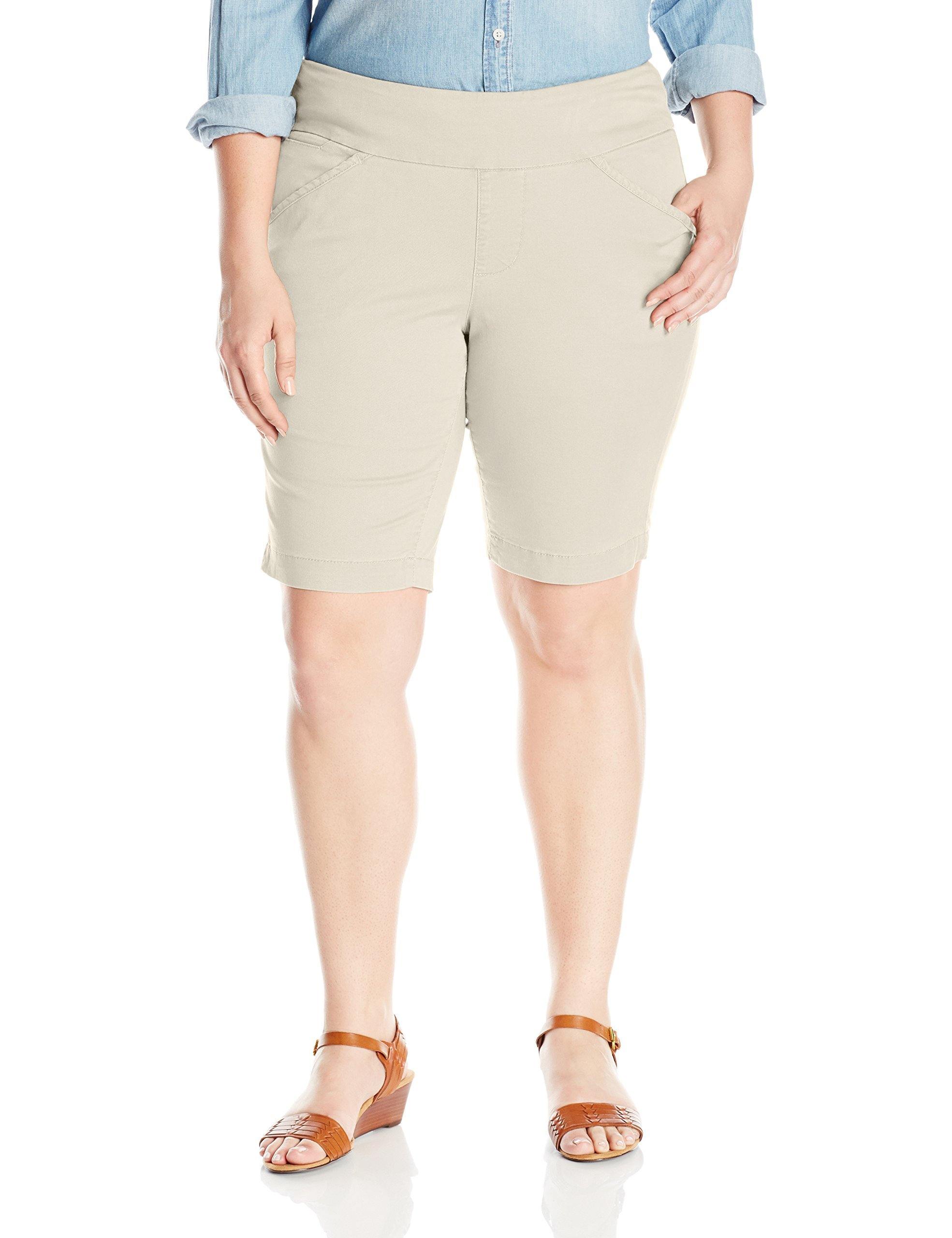 Jag Jeans Women's Plus-Size WM Ainsley Pull-On Bermuda Short In Bay Twill
