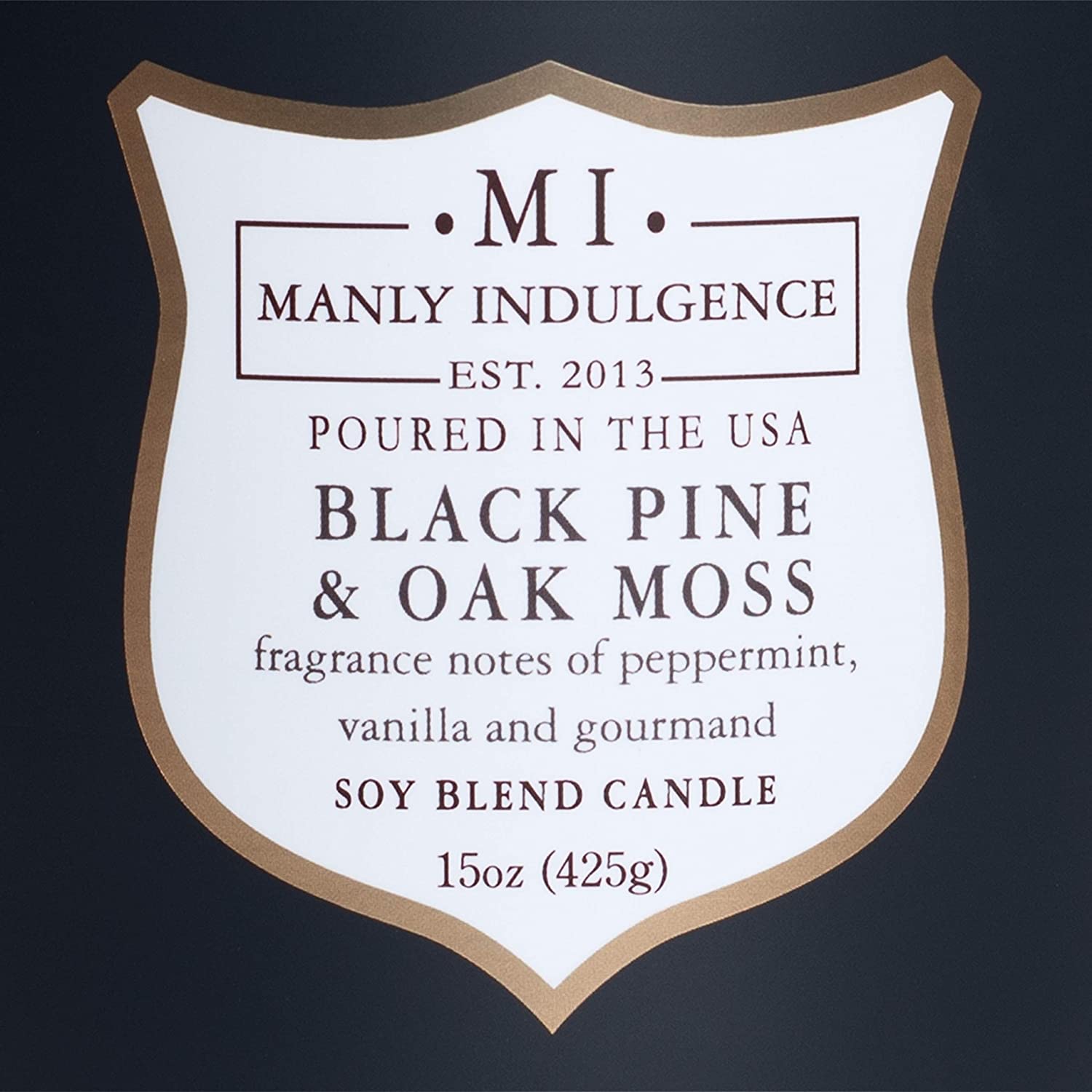 Manly Indulgence Sea Salt & Ginger Scented Jar Candle, 15 Oz, White