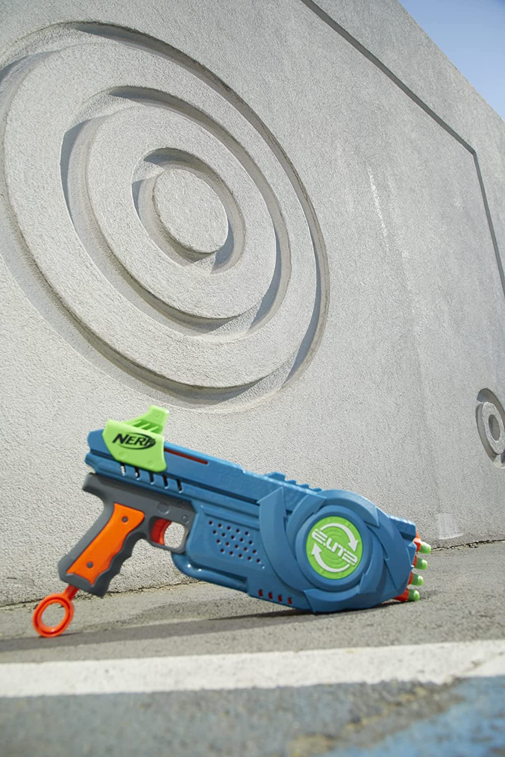 NERF Elite 2.0 Flipshots Flip-8 Blaster with 8 Dart Barrels That Flip to Double Your Firepower, 8-Dart Capacity, 8 Official Elite Darts