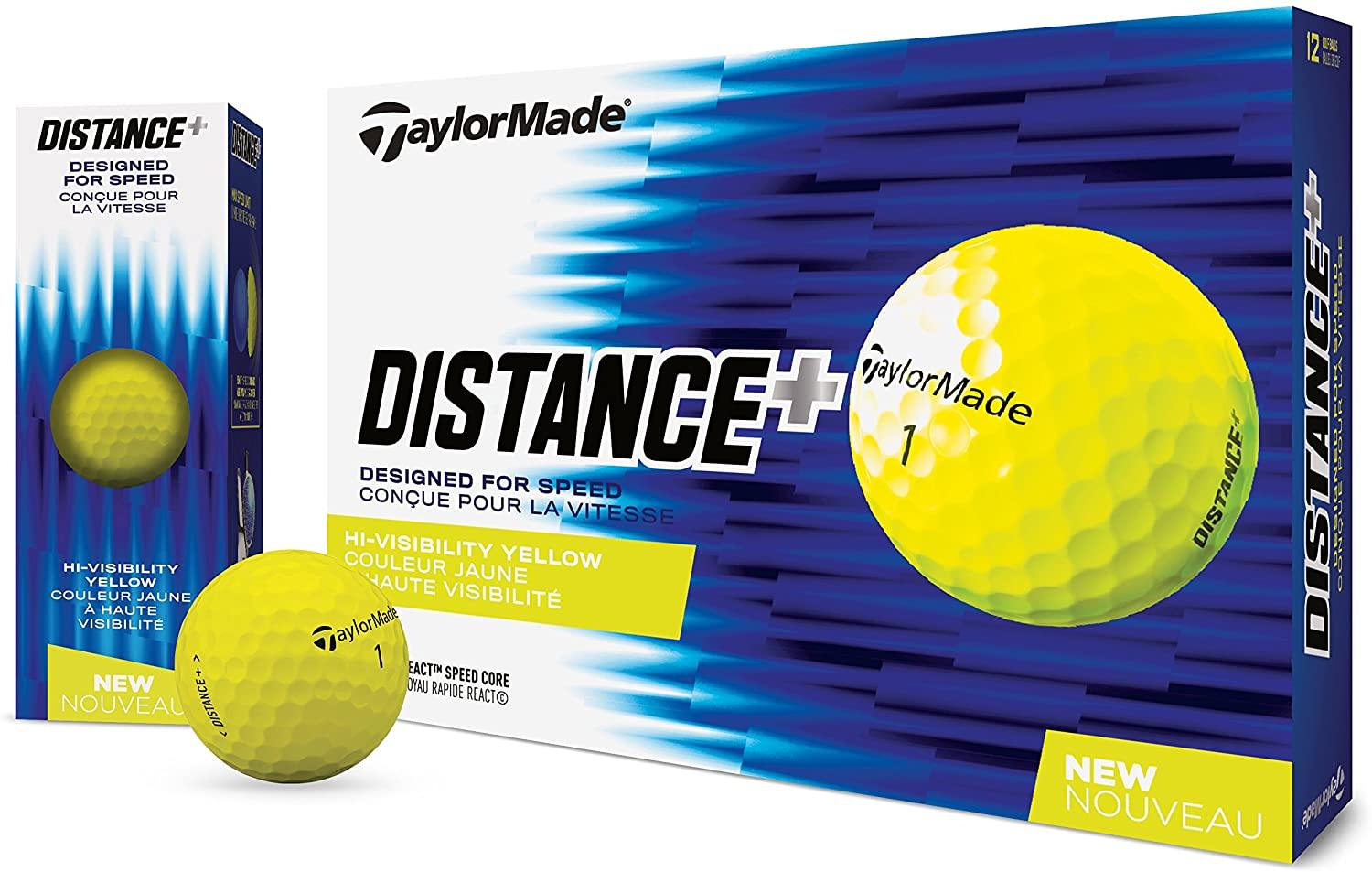 TaylorMade Distance Plus Golf Balls (One Dozen) - JOY2ESpree
