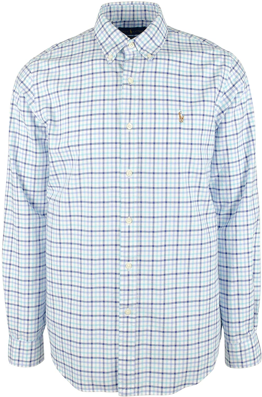 Ralph Lauren Mens Logo Button-Down Dress Shirt