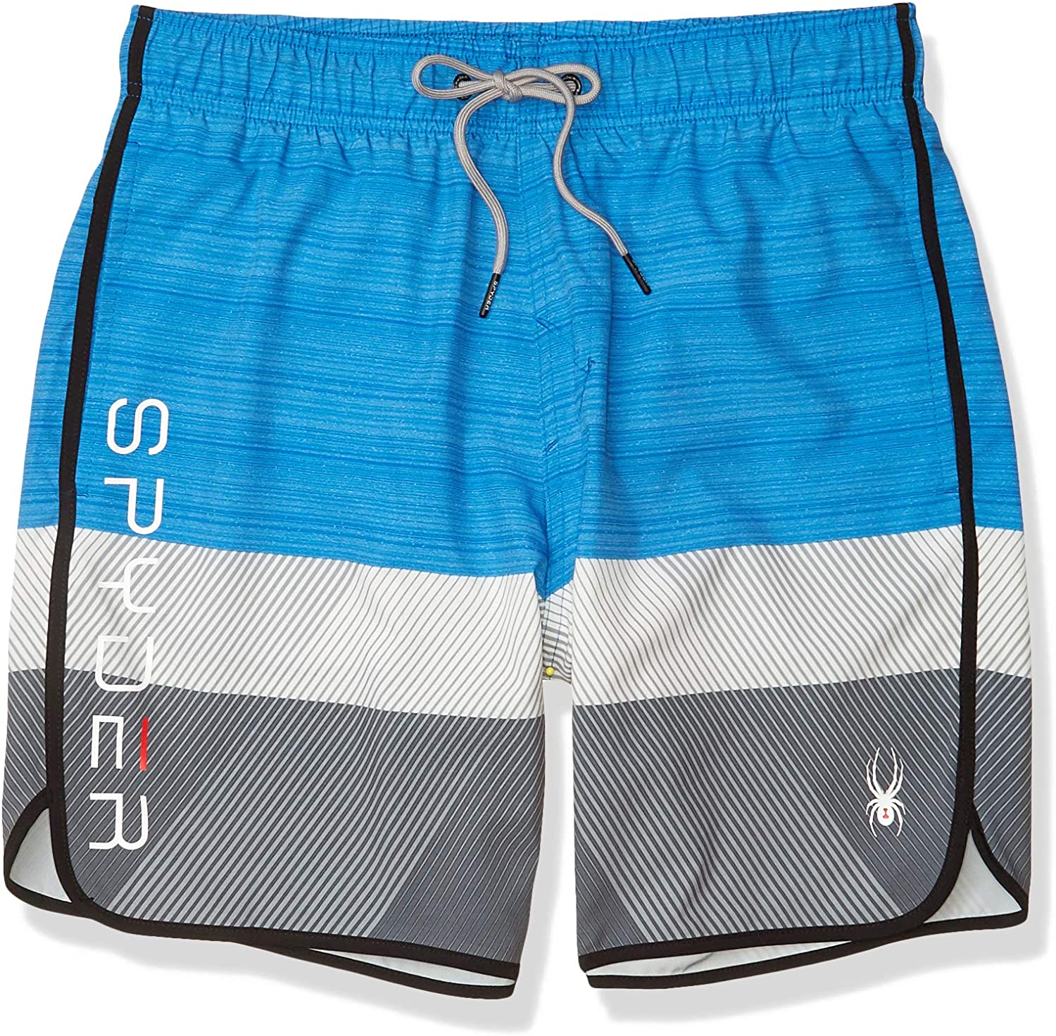 Spyder Men's 7" Textured Colorblock Volley Swim Trunks