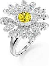 
                        
                          Load image into Gallery viewer, Swarovski Eternal Flower Ring Movable Yellow Rhodium Plated - JOY2ESpree
                        
                      