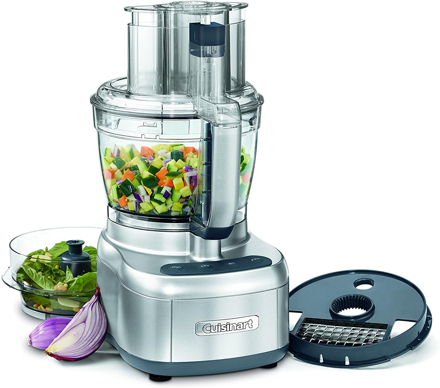 Cuisinart FP-13DGM Elemental 13 Cup Food Processor and Dicing Kit, Gunmetal - JOY2ESpree