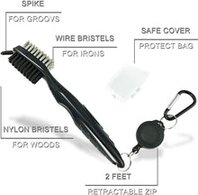 
                        
                          Muat gambar ke penampil Galeri, Perfshot Microfiber Waffle-Weave Golf Towel with Golf Club Brush Groove Cleaner and Foldable Divot Repair Tool with Magnetic Ball Marker Set 16" 24" - JOY2ESpree
                        
                      