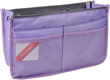 
                        
                          Muat gambar ke penampil Galeri, Vercord Updated Purse Handbag Organizer Insert Liner Bag in Bag 13 Pockets Purple Small
                        
                      