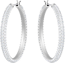
                        
                          画像をギャラリービューアに読み込む, SWAROVSKI Women's Stone Hoop Pierced Earrings - JOY2ESpree
                        
                      