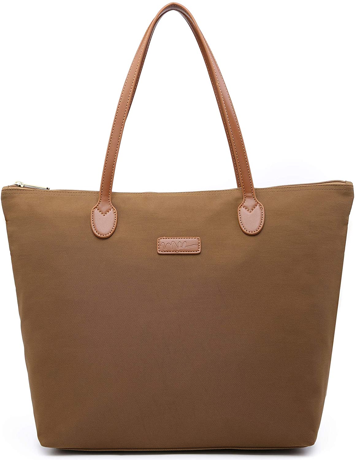 NNEE Water Resistant Light Weight Nylon Tote Bag Handbag
