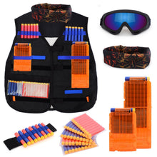 
                        
                          將圖片載入圖庫檢視器 Kids Tactical Vest Kit for Nerf N-strike Elite Series with 50 Bullets Refill Darts + 2 Reload Clips + Face Tube Mask + Protective Glasses + hand wrist band
                        
                      