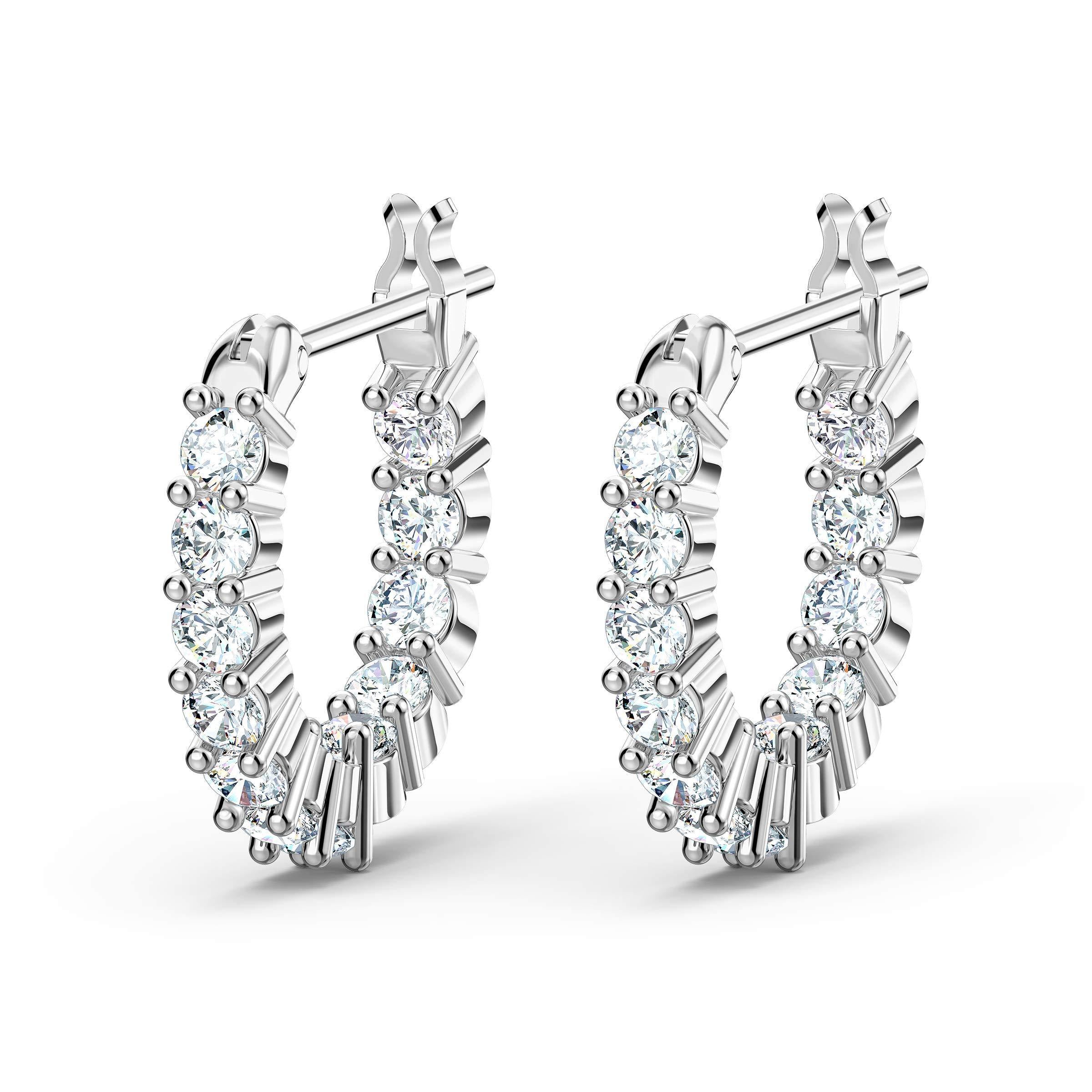 SWAROVSKI Women's Vittore Earring Jewelry Collection, Gold Tone Crystals, Clear Crystals - JOY2ESpree