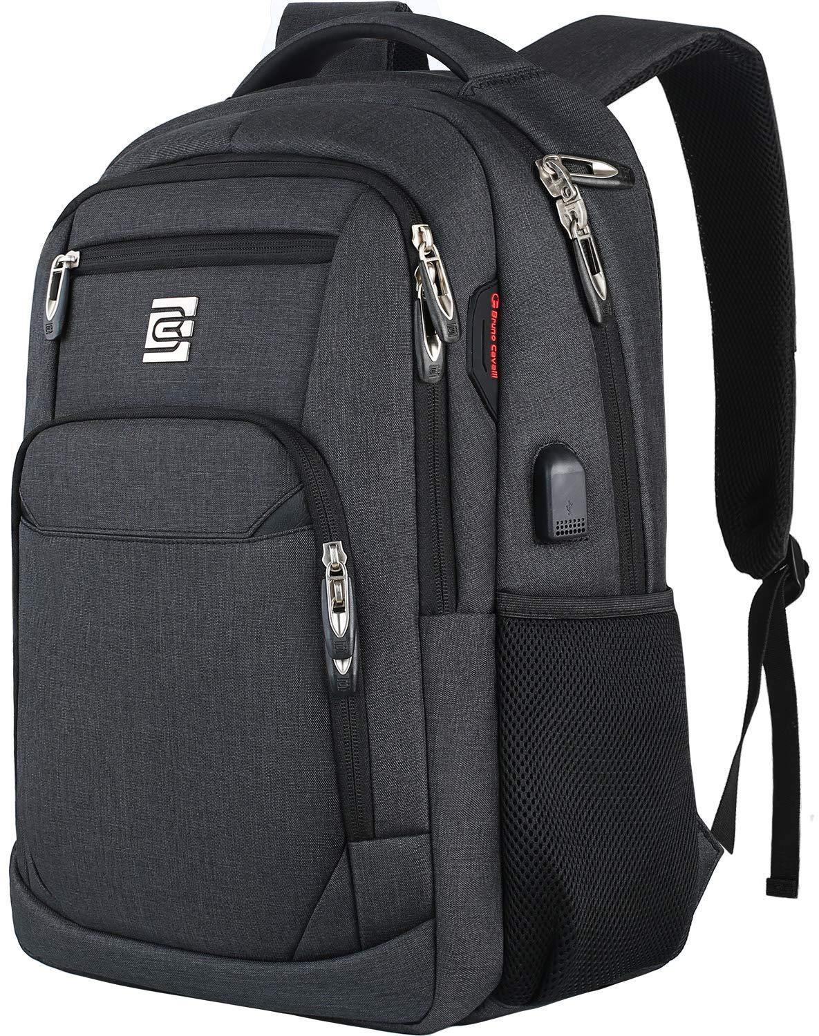 Laptop Backpack,Business Travel Anti Theft Slim Durable Laptops Backpack with USB Charging Port - JOY2ESpree