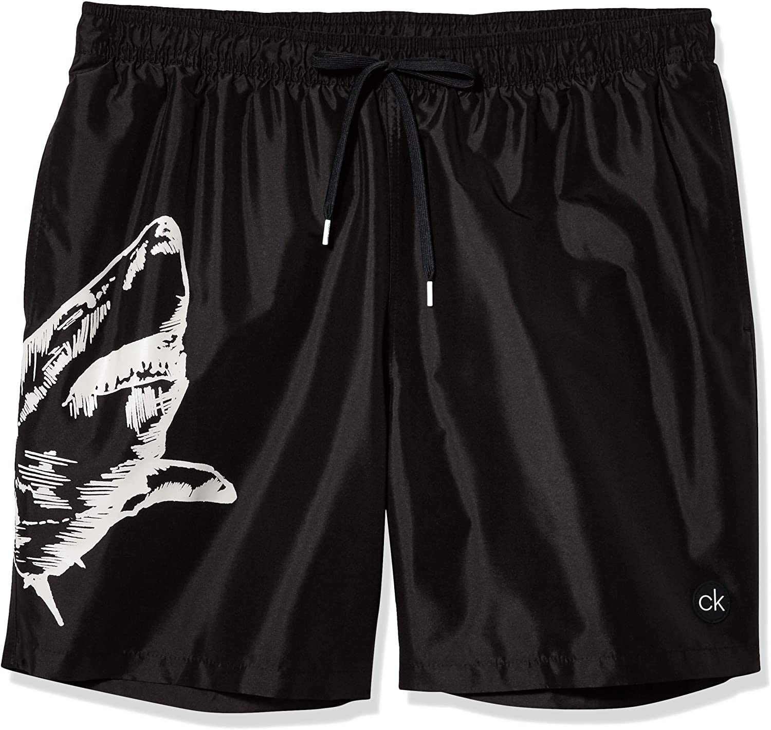 Calvin Klein Men's 7 Inch Elastic Waist Quick Dry Swim Trunk