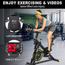 
                        
                          Muat gambar ke penampil Galeri, BINHIA Exercise Bike Indoor Cycling Bike Stationary - Cycle Bike with Ipad Mount &amp;Comfortable Seat Cushion - JOY2ESpree
                        
                      